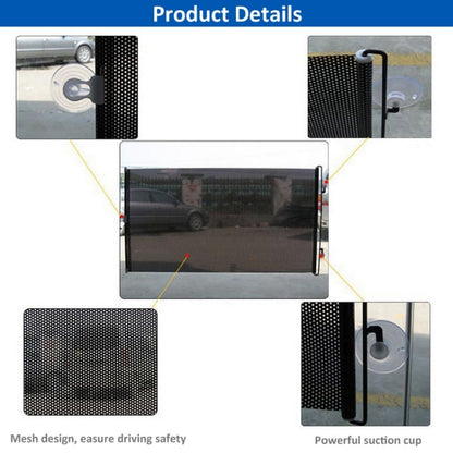 Retractable Car Window Sun Shade for Automobile Front Windshield, Size: 125cm x 58cm, Random Color Delivery, 125cm x 58cm