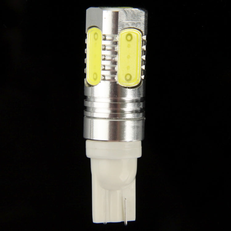T10 5W White Light LED Light Bulb for Vehicles, DC 12V, 5W
