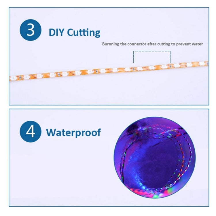 5 PCS Normally-on Style 45 LED 3528 SMD Waterproof Flexible Car Strip Light for Car Decoration, DC 12V, Length: 45cm, 45cm+Ice blue, 45cm+Pink, 45cm+Red, 45cm+White, 45cm+Yellow, 45cm+Dark Blue, 45cm+Green