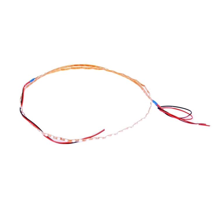 5 PCS Bande de Lumière Flexible Étanche pour Voiture 45 LED 3528 SMD Style Flux pour Décoration de Voiture, DC 12V, Longueur : 45cm, 45cm Bleu Glacier, 45cm Rose, 45cm Rouge, 45cm Blanc, 45cm Jaune, 45cm Bleu Foncé, 45cm Vert