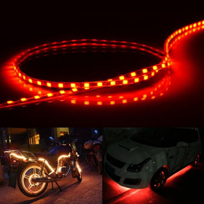 5 PCS Bande de Lumière Flexible Étanche pour Voiture 45 LED 3528 SMD Style Flux pour Décoration de Voiture, DC 12V, Longueur : 45cm, 45cm Bleu Glacier, 45cm Rose, 45cm Rouge, 45cm Blanc, 45cm Jaune, 45cm Bleu Foncé, 45cm Vert