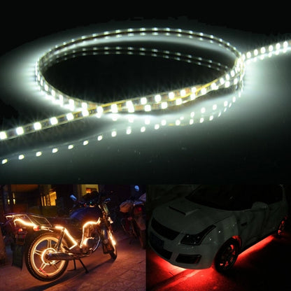5 PCS Flow Style 45 LED 3528 SMD Waterproof Flexible Car Strip Light for Car Decoration, DC 12V, Length: 45cm, 45cm Dark Blue, 45cm Green, 45cm Ice Blue, 45cm Pink, 45cm Red, 45cm White, 45cm Yellow