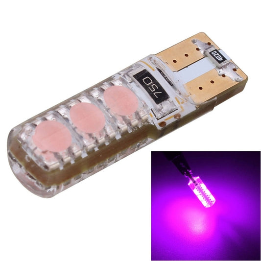 10 PCS T10 3W 300LM Silicone 6 LED SMD 5050 Car Clearance Lights Lamp, DC 12V, 6 LED SMD 5050, 6 SMD 5050 LEDs, 6  SMD 5050 LEDs