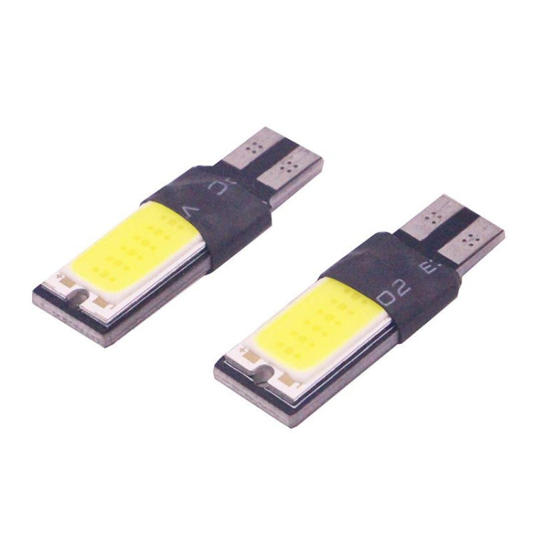 2 PCS T10 3W 160-180LM 2 LED Ice Blue COB LED Decode Car Clearance Lights Lamp, DC12V, COB LEDs, 2 LED COB LEDs