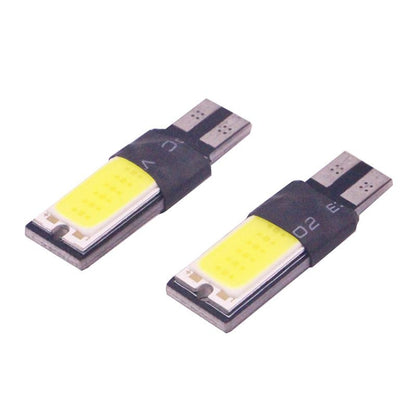2 PCS T10 3W 160-180LM 2 LED Ice Blue COB LED Decode Car Clearance Lights Lamp, DC12V, COB LEDs, 2 LED COB LEDs