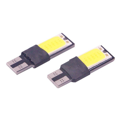2 PCS T10 3W 160-180LM 2 LED Ice Blue COB LED Decode Car Clearance Lights Lamp, DC12V, COB LEDs, 2 LED COB LEDs