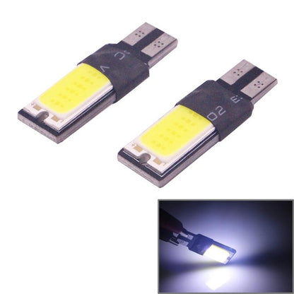 2 PCS T10 3W 160-180LM 2 LED Ice Blue COB LED Decode Car Clearance Lights Lamp, DC12V, COB LEDs, 2 LED COB LEDs