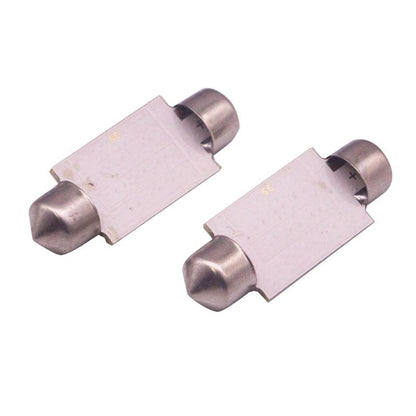 2 PCS 39mm 1.5W 80LM White Light 1 COB LED License Plate Reading Lights Car Light Bulb, 39mm