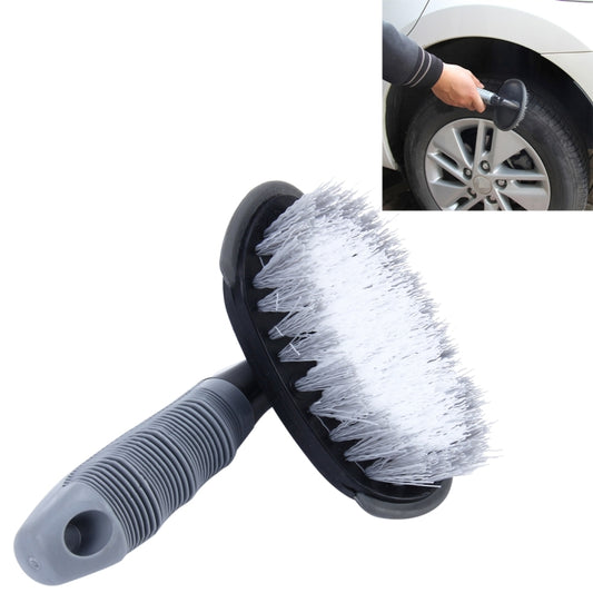 KANEED Outil de lavage pour voiture moto, brosse de nettoyage de pneu/jante de voiture avec poignée, brosse de jante de voiture