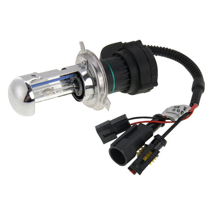 DC12V 35W 9007/9004-3 HID Xenon Light Single Beam Super Vision Waterproof Head Lamp with One Cable, Color Temperature: 6000K, Pack of 2, 9007