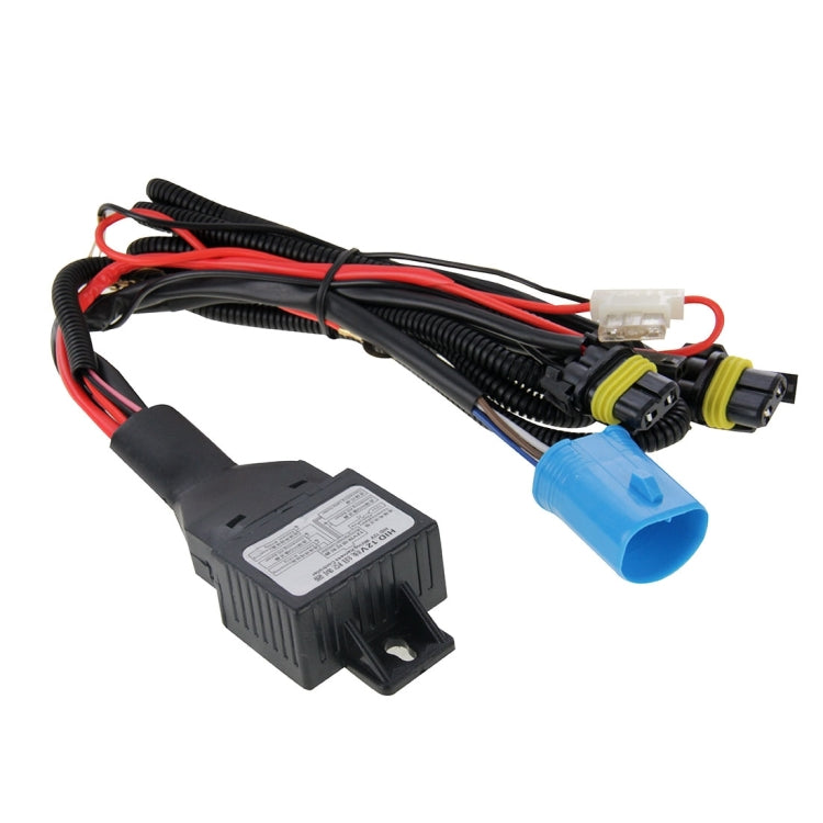 DC12V 35W 9007/9004-3 HID Xenon Light Single Beam Super Vision Waterproof Head Lamp with One Cable, Color Temperature: 6000K, Pack of 2, 9007