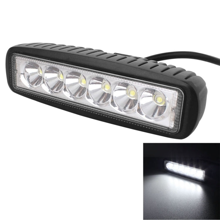 18W 1440LM Epistar 6 LED  Car Work Lamp Bar Light Waterproof IP67, DC 10-30V, 1440LM, DC 10-30V