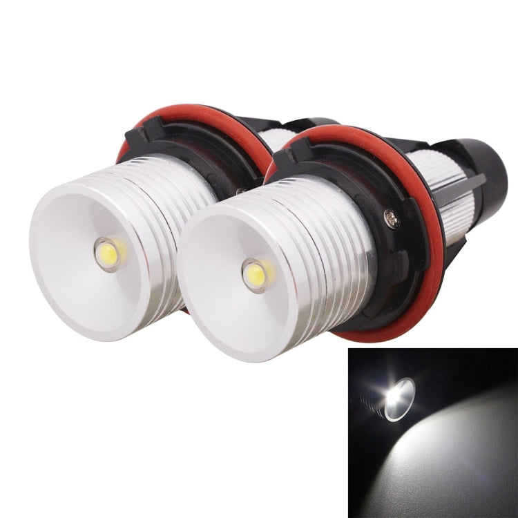 MZ E39 3W 240LM LED Super Bright Car Angel Eyes White Daytime Running Marker Light for BMW E39, DC 8-30V, 1 Pair, MZ E39