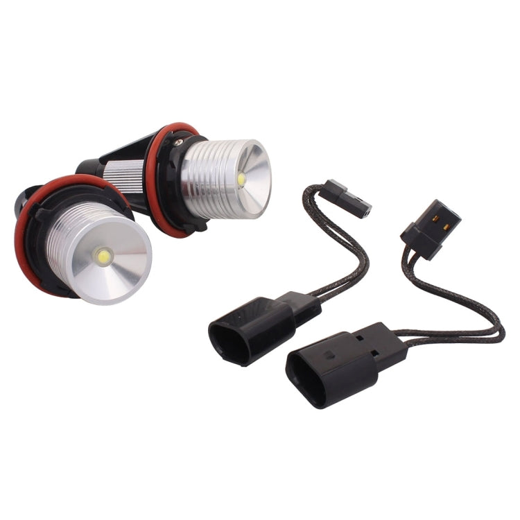 MZ E39 3W 240LM LED Super Bright Car Angel Eyes White Daytime Running Marker Light for BMW E39, DC 8-30V, 1 Pair, MZ E39