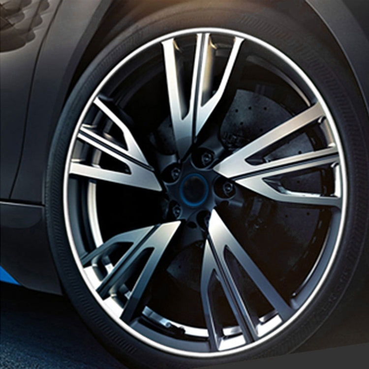 Universal Decorative Scratchproof Stickup 8M Flexible Car Wheel Hub TRIM Mouldings Decoration Strip, 15 inch, 8m