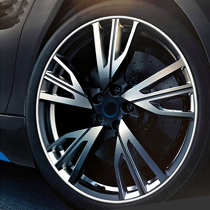Universal Decorative Scratchproof Stickup 8M Flexible Car Wheel Hub TRIM Mouldings Decoration Strip, 15 inch, 8m
