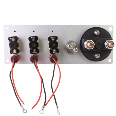 Flip-up Start Ignition Switch Panel and Accessories for Racing Sport , Three-pole