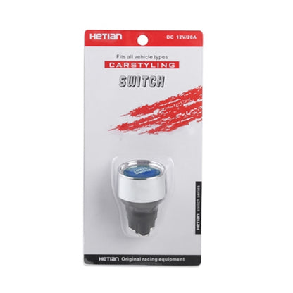Blue Light Push Start Ignition Switch for Racing Sport , DC 12V, DC 12V(Red)
