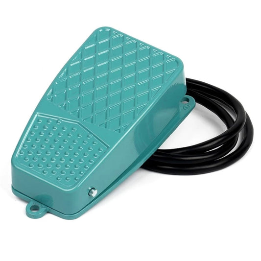 TFS-2 AC 250V 10A Pédale de commande au pied antidérapante en métal, longueur de câble : 90cm, TFS-2