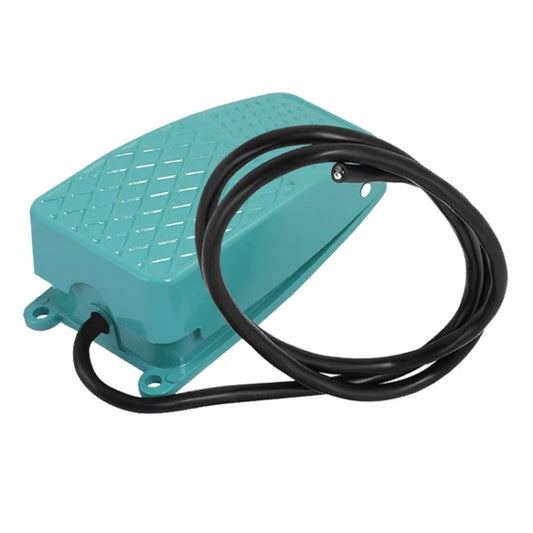 TFS-2 AC 250V 10A Pédale de commande au pied antidérapante en métal, longueur de câble : 90cm, TFS-2