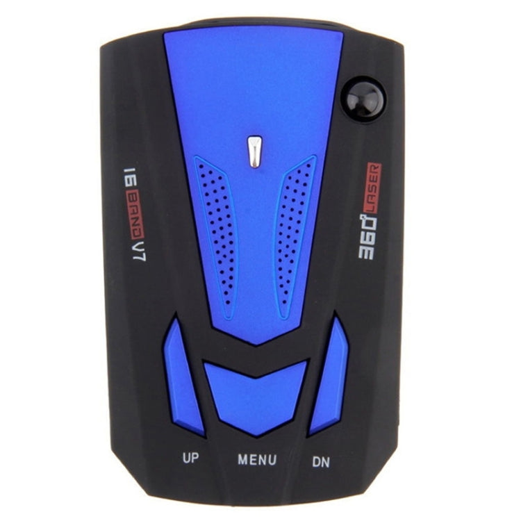 V7 Car Anti-Police Radar Detector 360 Protection Defense Laser Detection, Built-in Russian & English Voice Broadcast, V7 (Dark Blue), V7 (Black)