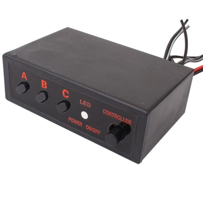 6W 450LM 6 x 3-LED Yellow Light 577nm Car Strobe Flash Warning Light Signal Lamp, DC 12V, 6W 450LM