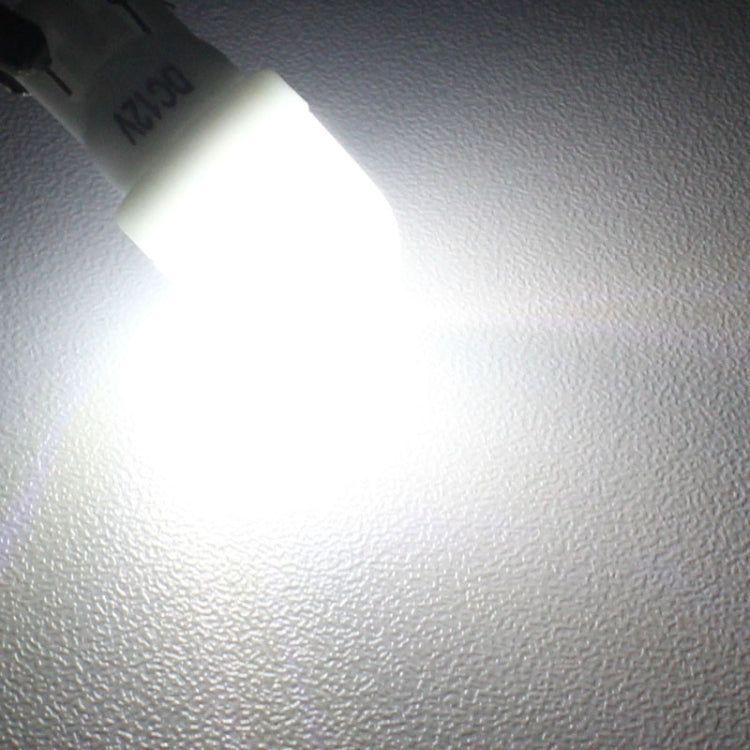 10 PCS T10 1W 80LM Ceramic 2 LED SMD 5630 Car Clearance Lights Lamp, DC 12V, 5630-2smd, 2 LED SMD 5630, T10+1W 80LM/Yellow Light