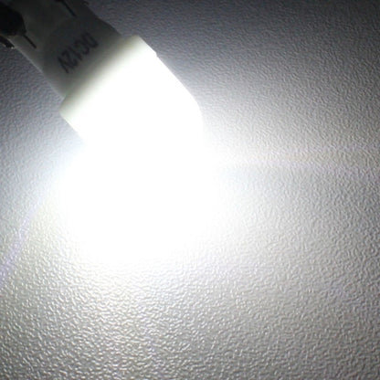10 PCS T10 1W 80LM Ceramic 2 LED SMD 5630 Car Clearance Lights Lamp, DC 12V, 5630-2smd, 2 LED SMD 5630, T10+1W 80LM/Yellow Light