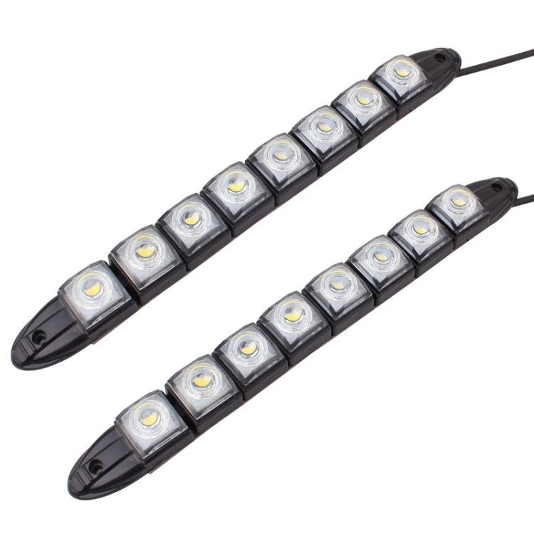 2 PCS  4W 8 LED SMD 5050 Flexible Snake LED Car Daytime Running Lights, DC 12V, 4W