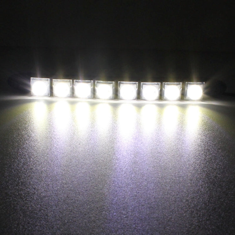 2 PCS  4W 8 LED SMD 5050 Flexible Snake LED Car Daytime Running Lights, DC 12V, 4W