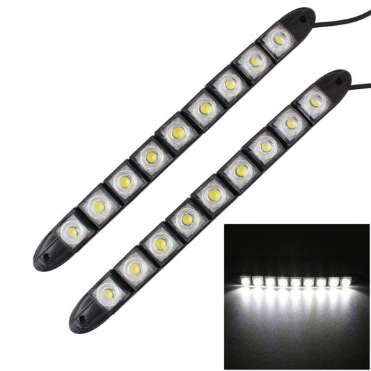 2 PCS  4.5W 9 LED SMD 5050 Flexible Snake LED Car Daytime Running Lights, DC 12V, 4.5W