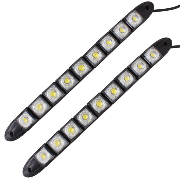2 PCS  4.5W 9 LED SMD 5050 Flexible Snake LED Car Daytime Running Lights, DC 12V, 4.5W