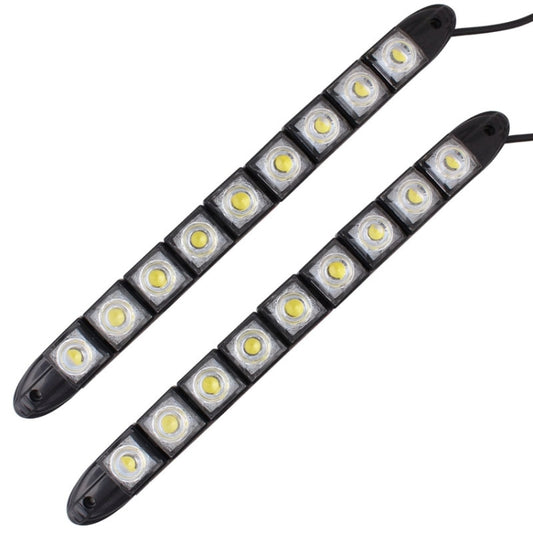 2 PCS  4.5W 9 LED SMD 5050 Flexible Snake LED Car Daytime Running Lights, DC 12V, 4.5W
