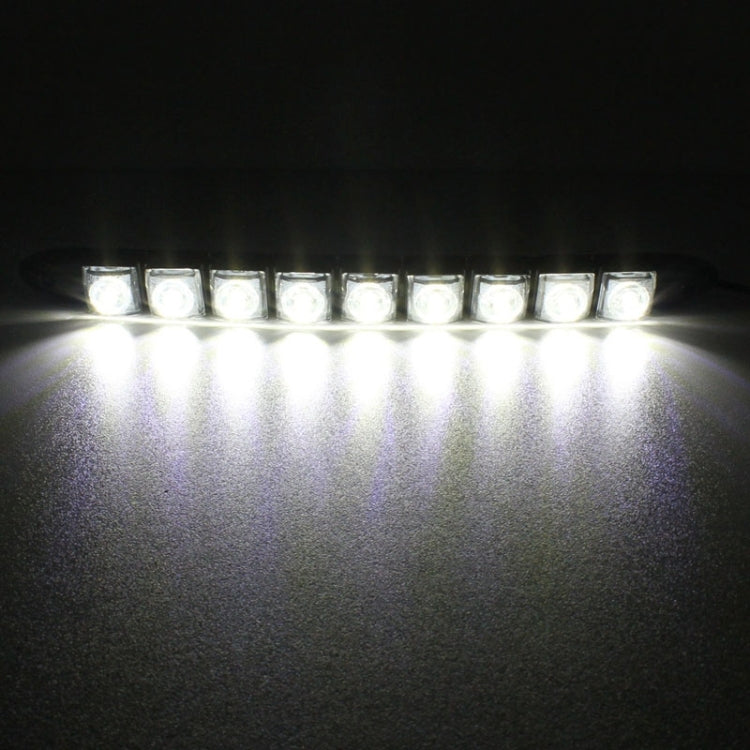 2 PCS  4.5W 9 LED SMD 5050 Flexible Snake LED Car Daytime Running Lights, DC 12V, 4.5W