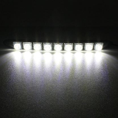 2 PCS  4.5W 9 LED SMD 5050 Flexible Snake LED Car Daytime Running Lights, DC 12V, 4.5W