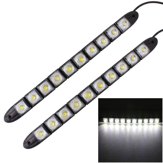 2 PCS  5W 10 LED SMD 5050 Flexible Snake LED Car Daytime Running Lights, DC 12V, 5W