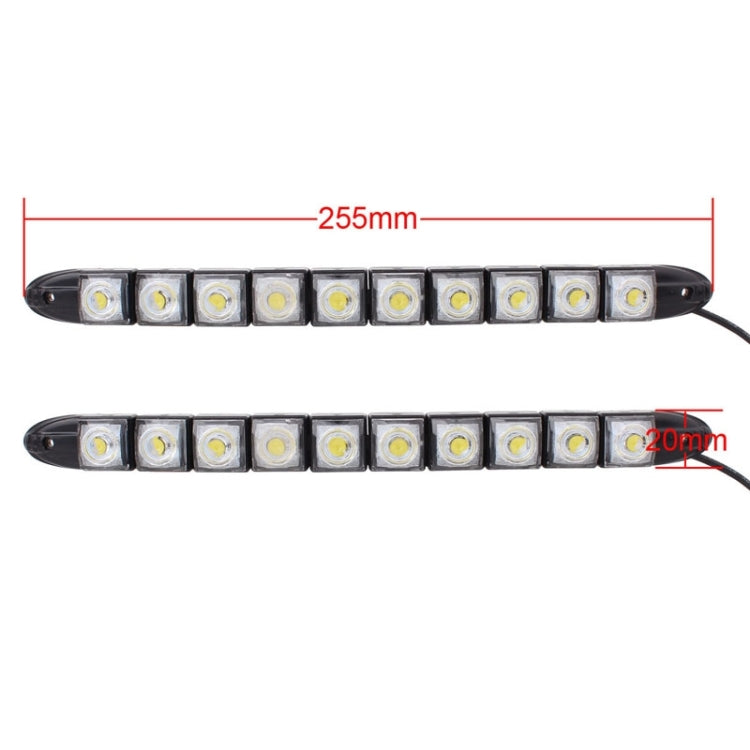2 PCS  5W 10 LED SMD 5050 Flexible Snake LED Car Daytime Running Lights, DC 12V, 5W
