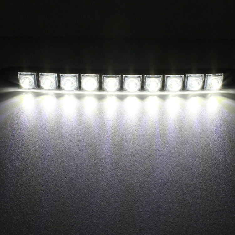 2 PCS  5W 10 LED SMD 5050 Flexible Snake LED Car Daytime Running Lights, DC 12V, 5W