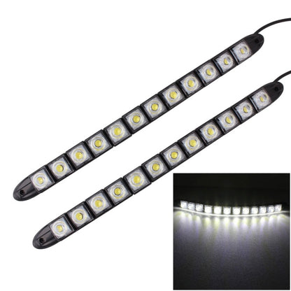 2 PCS  6W 12 LED SMD 5050 Flexible Snake LED Car Daytime Running Lights, DC 12V, 6W