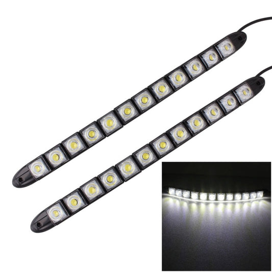 2 PCS  6W 12 LED SMD 5050 Flexible Snake LED Car Daytime Running Lights, DC 12V, 6W