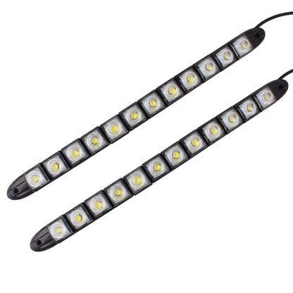 2 PCS  6W 12 LED SMD 5050 Flexible Snake LED Car Daytime Running Lights, DC 12V, 6W