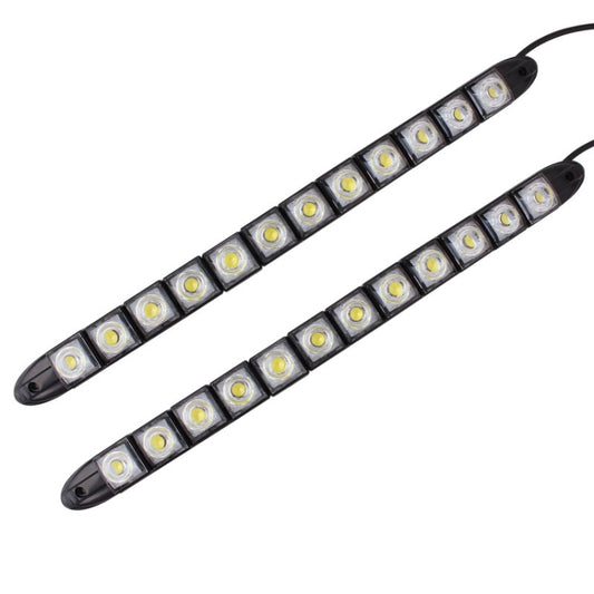 2 PCS  6W 12 LED SMD 5050 Flexible Snake LED Car Daytime Running Lights, DC 12V, 6W