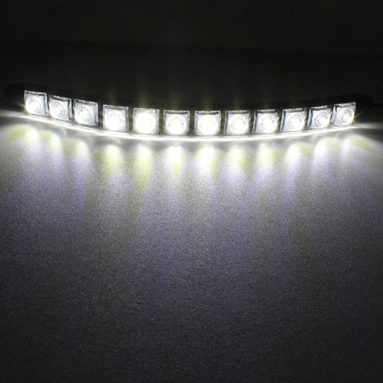 2 PCS  6W 12 LED SMD 5050 Flexible Snake LED Car Daytime Running Lights, DC 12V, 6W