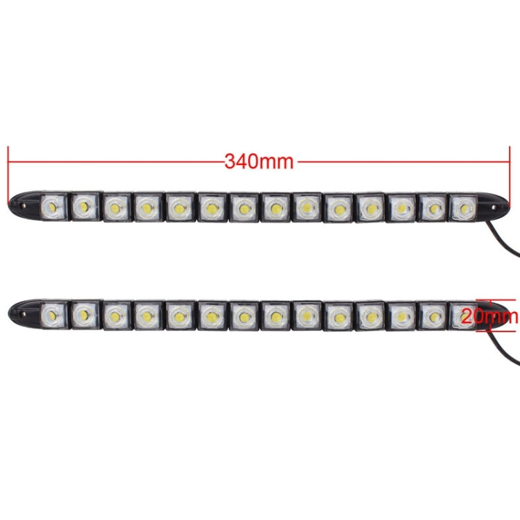 2 PCS  7W 14 LED SMD 5050 Flexible Snake LED Car Daytime Running Lights, DC 12V, 7W
