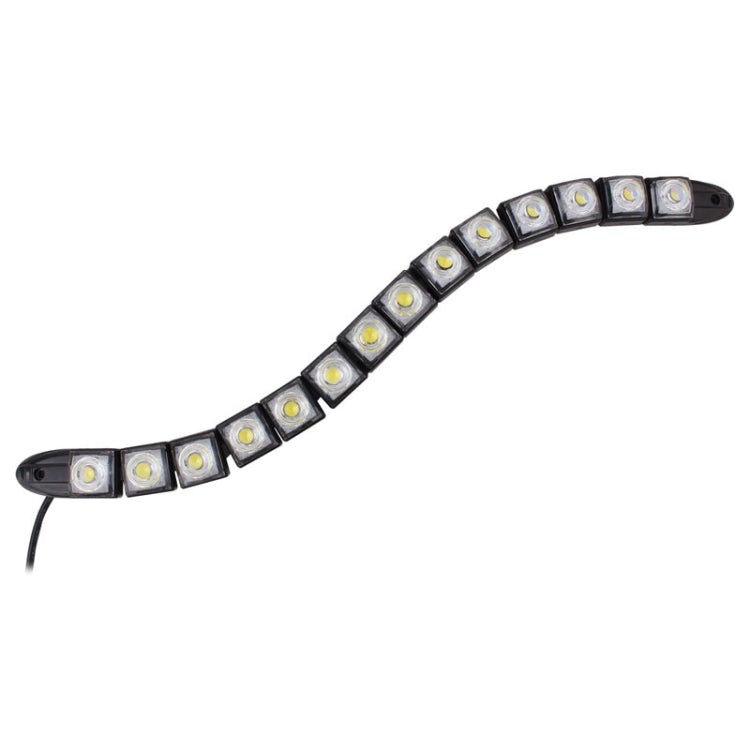 2 PCS  7W 14 LED SMD 5050 Flexible Snake LED Car Daytime Running Lights, DC 12V, 7W