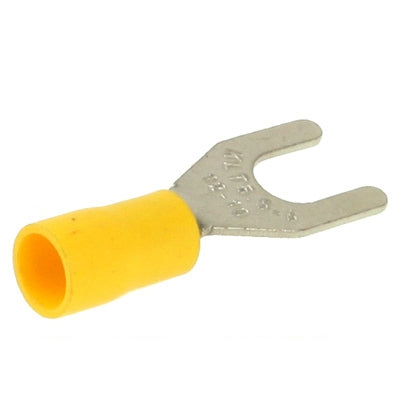 100pcs SV5.5-6.0mm DIY Spade Terminal Connectors, Cable size: 2-3mm2 (100pcs in one packaging, the price is for 100pcs), 5.5-6.0mm