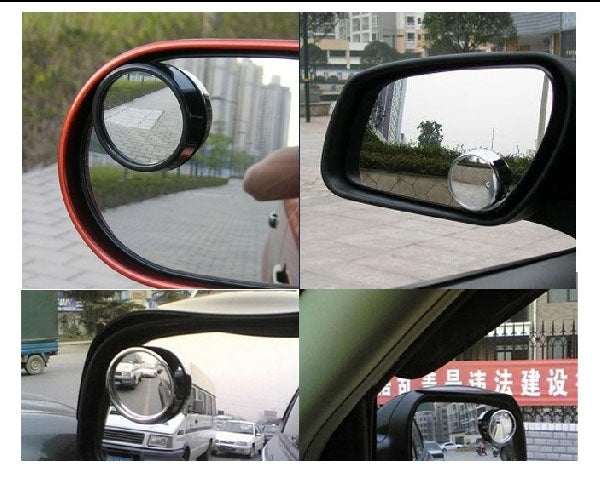2 PCS 3R11 Car Rear View Mirror Wide Angle Mirror Side Mirror, 360 Degree Rotation Adjustable, 3R-011, 3R-011(Black)