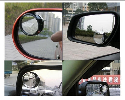 2 PCS 3R11 Car Rear View Mirror Wide Angle Mirror Side Mirror, 360 Degree Rotation Adjustable, 3R-011, 3R-011(Black)