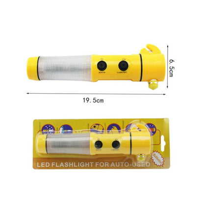4 in 1 Multi-function Emergency LED Flashlight for Auto-used