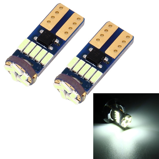 2PCS T10 3W 450LM 15 LED 4014 SMD LED Decode Error-Free Canbus Car Clearance Lamp,DC12V, 15 LED 4014 SMD LEDs